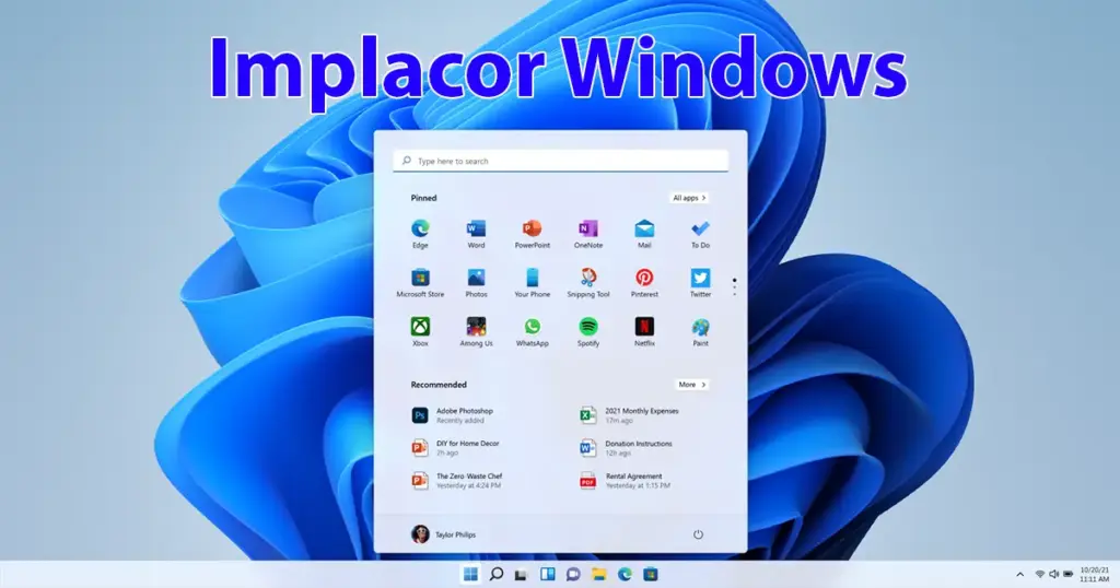 Implacor Windows no funciona en Windows 11